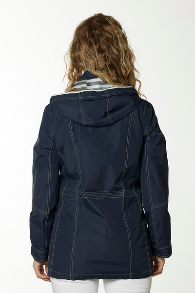 Windfield / Danwear Bea Forårsjakke 0801 Navy/Offwhite