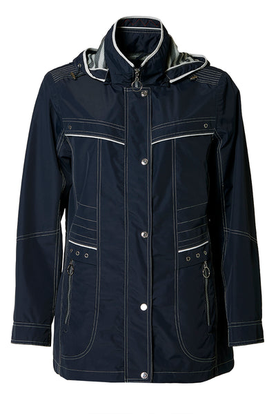Windfield / Danwear Bea Forårsjakke 0801 Navy/Offwhite