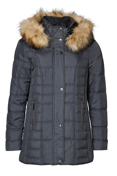 Windfield / Danwear Calina Vinterjakker 29 Dark grey