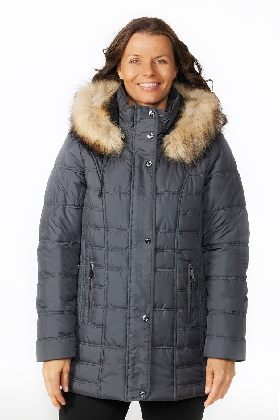 Windfield / Danwear Calina Vinterjakker 29 Dark grey