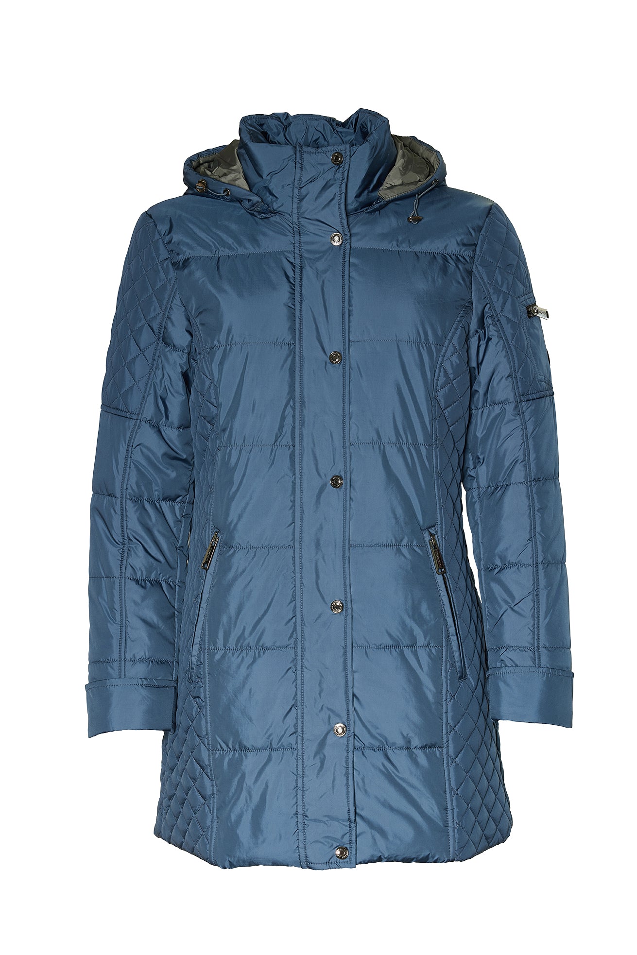 Windfield / Danwear Ester Vinterjakker 4129 Blue/Dark Grey