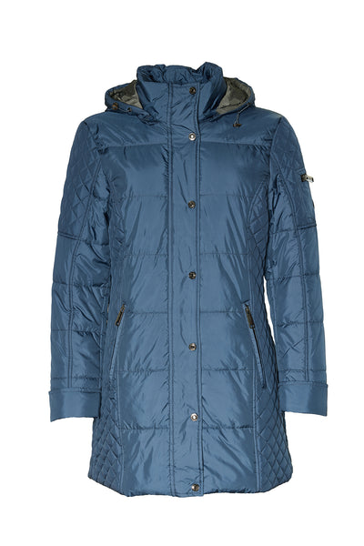 Windfield / Danwear Ester Vinterjakker 4129 Blue/Dark Grey