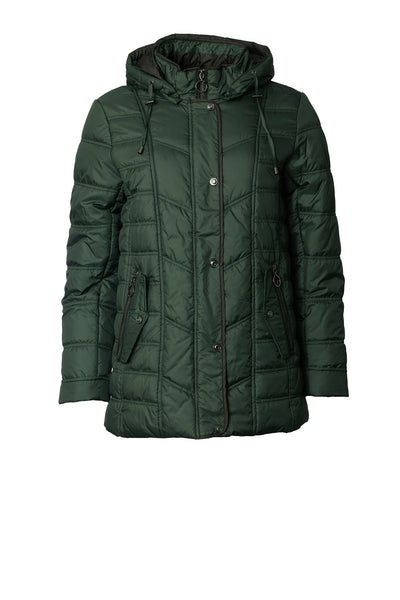 Windfield / Danwear Hella Vinterjakker 14/09 Bottlegreen/Black