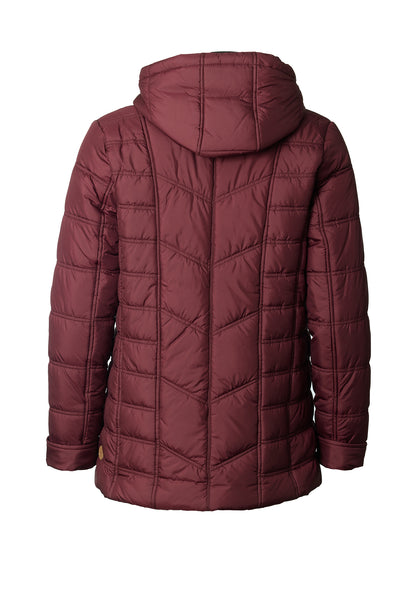Windfield / Danwear Hella Vinterjakker 2609 Wine/Black