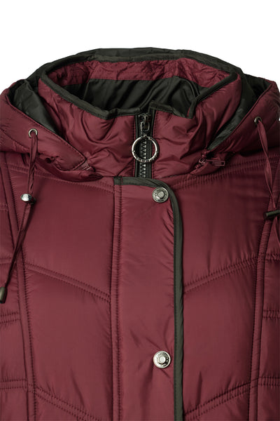 Windfield / Danwear Hella Vinterjakker 2609 Wine/Black