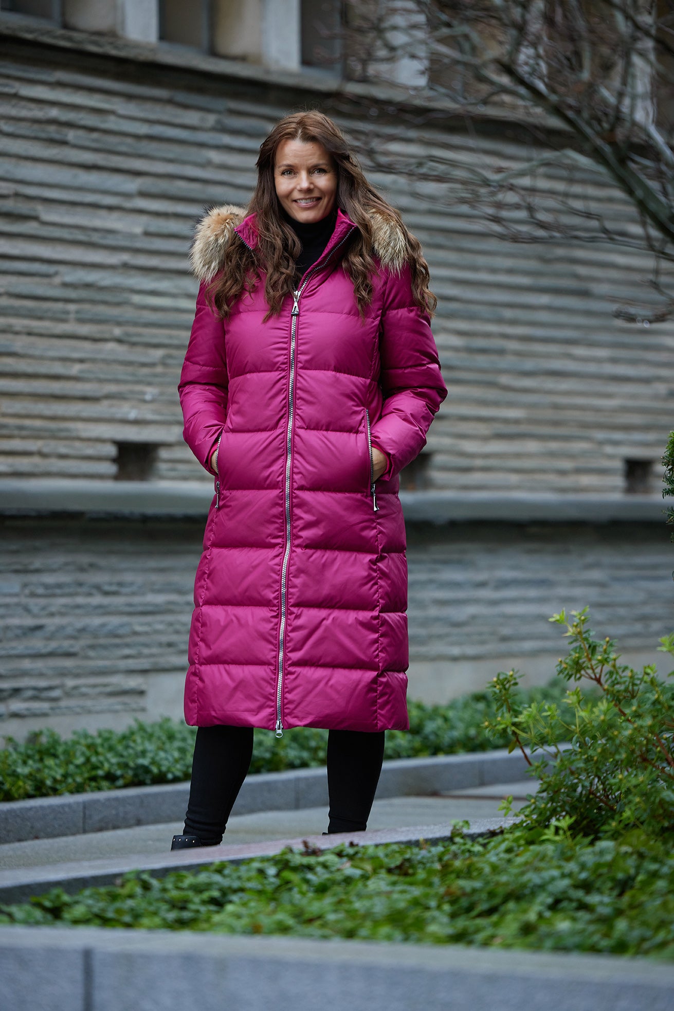 Windfield / Danwear Herdis P Vinterjakker 36 Pink