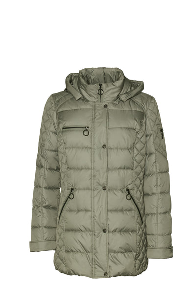 Windfield / Danwear Jolina Vinterjakker 54 Sage Tea