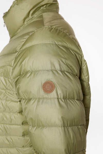 Windfield / Danwear Venessa Lette dunjakker 0414 Sage/Olivine