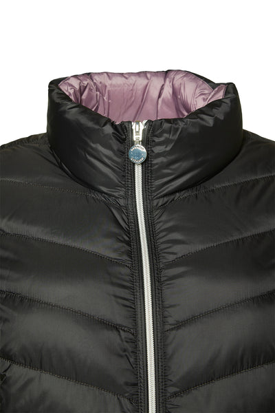 Windfield / Danwear Venessa Lette dunjakker 0936 Black/Lavender