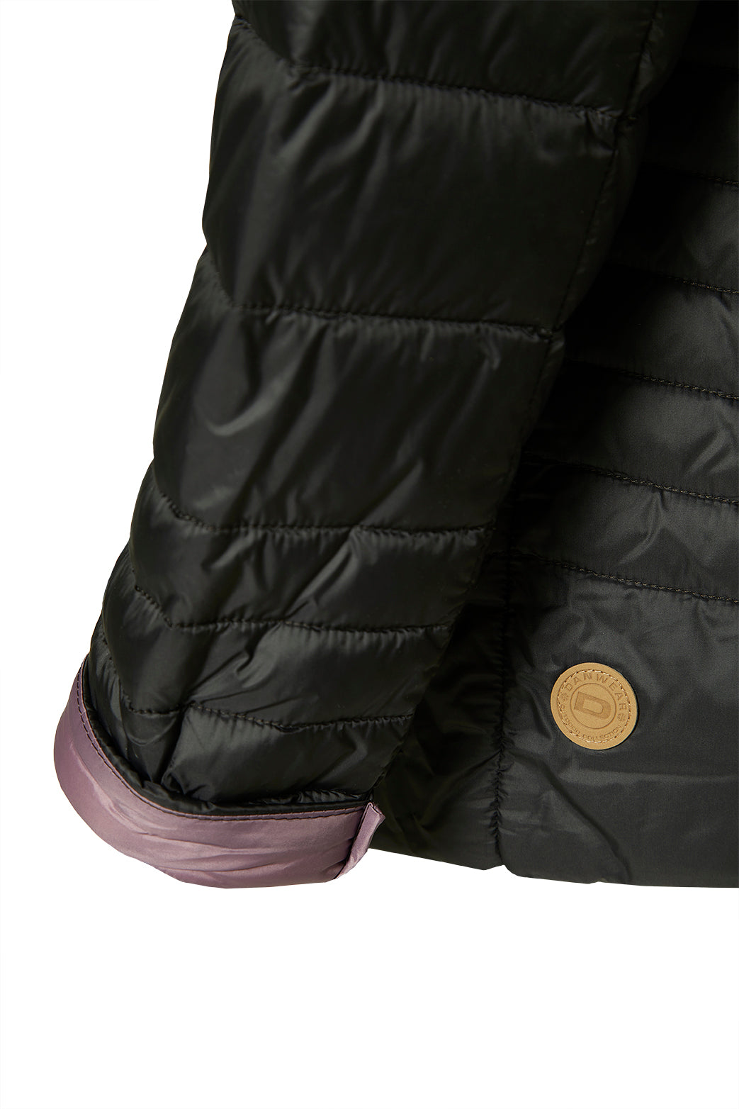 Windfield / Danwear Venessa Lette dunjakker 0936 Black/Lavender