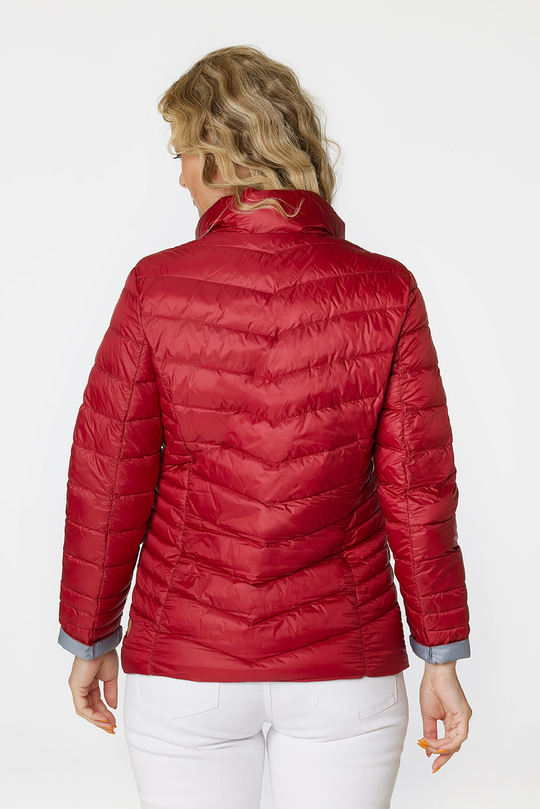 Windfield / Danwear Venessa Lette dunjakker 1651 Red/Heavenblue
