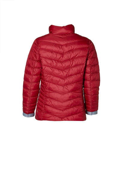 Windfield / Danwear Venessa Lette dunjakker 1651 Red/Heavenblue