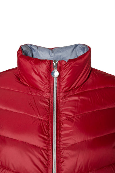 Windfield / Danwear Venessa Lette dunjakker 1651 Red/Heavenblue