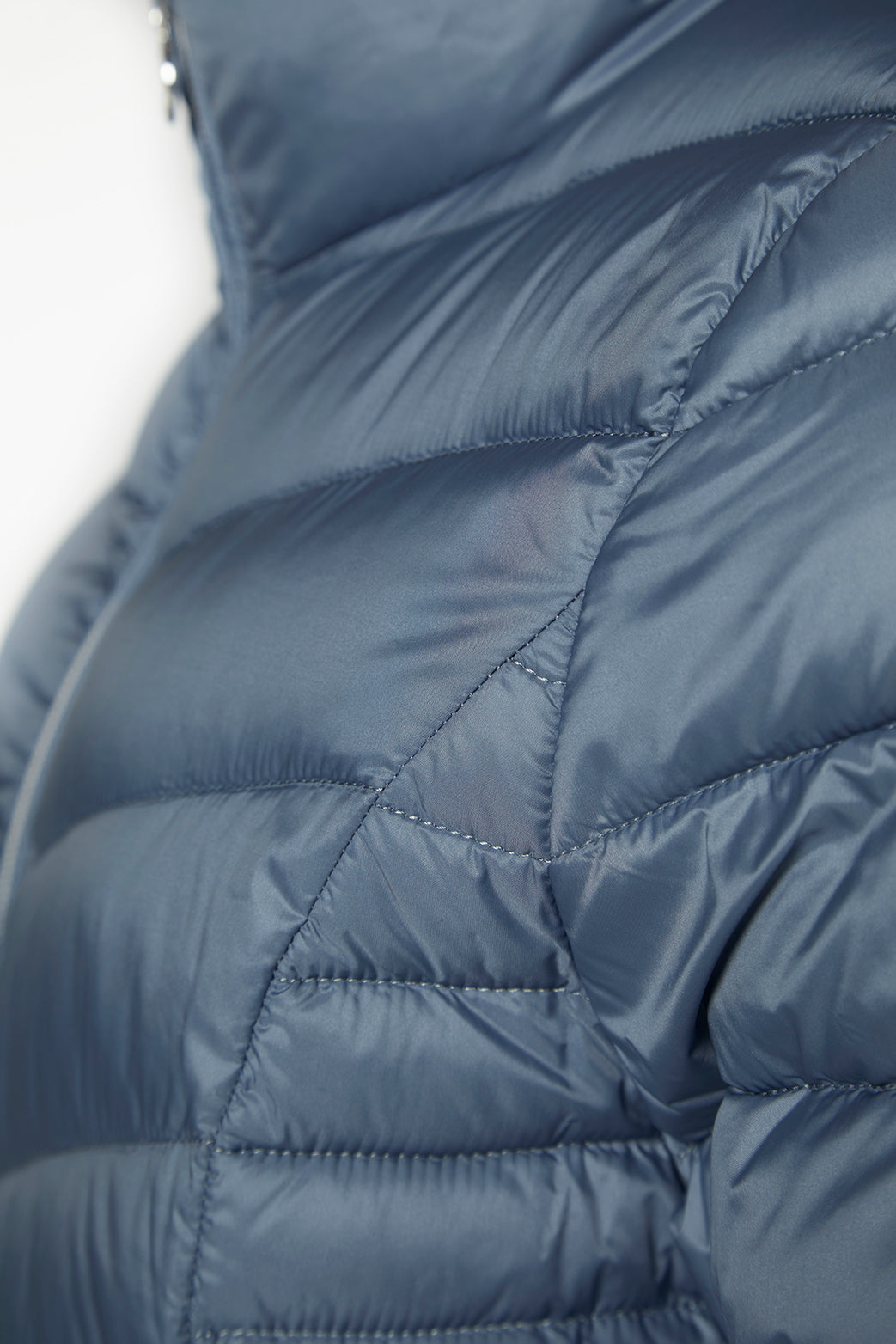 Windfield / Danwear Venessa Lette dunjakker 2129 Lightblue/Grey