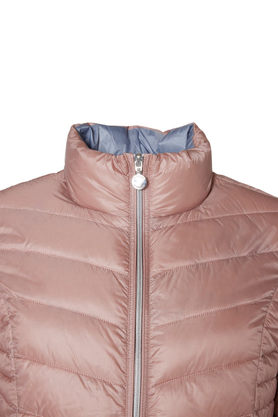 Windfield / Danwear Venessa Lette dunjakker 5651 Nude/Heavenblue